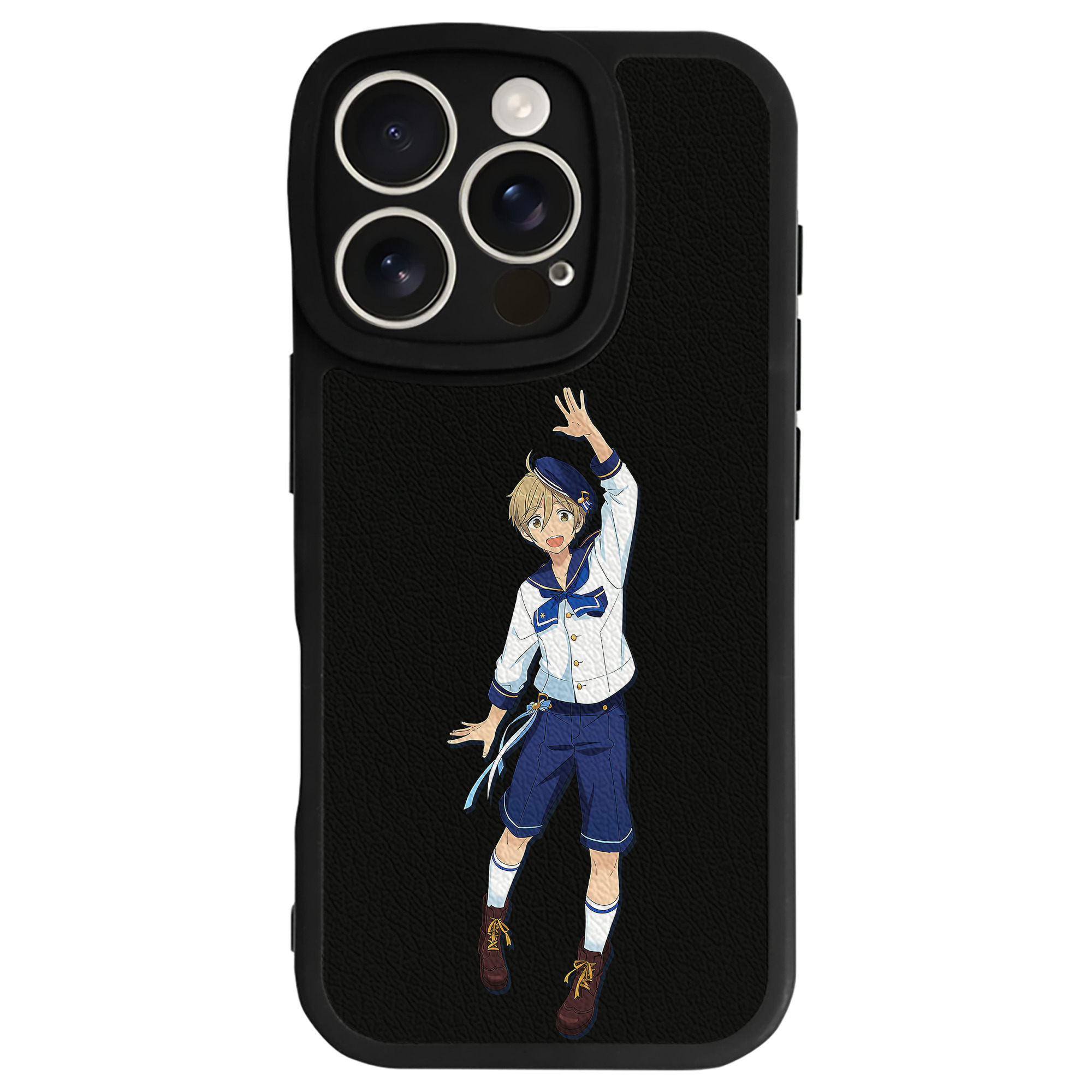 （画像用） あんさんぶるスターズ! Ensemble Stars 【iPhone 16シリーズ対応】シリコンスマホケース（レザー調） 材質：シリコン